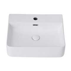 Раковина Abber Rechteck 50 см накладная белая (AC2203) - фото 4