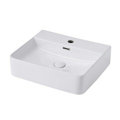 Изображение товара Раковина Abber Rechteck 50 см накладная белая (AC2203)