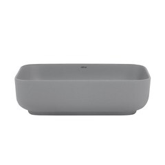 Раковина Abber Rechteck 50 см накладная серая матовая (AC2202MG) - фото 4