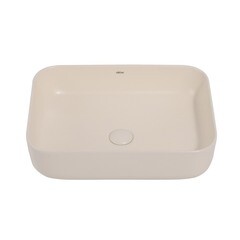 Раковина Abber Rechteck 50 см накладная светло-бежевая матовая (AC2202MBE) - фото 3