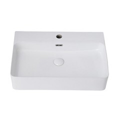 Раковина Abber Rechteck 61 см накладная белая (AC2201) - фото 4