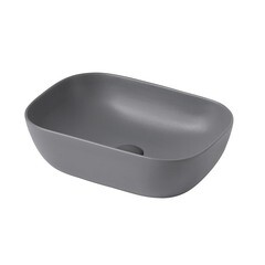 Изображение товара Раковина Abber Rechteck 46 см накладная серая матовая (AC2200MG)