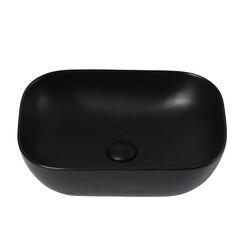 Раковина Abber Rechteck 46 см накладная черная матовая (AC2200MB) - фото 5