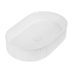 Раковина Abber Bequem 58 см накладная белая (AC2116) - фото 1