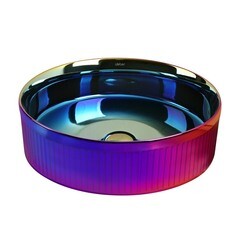 Раковина Abber Bequem 42 см накладная хамелеон (AC2114Regen) - фото 1