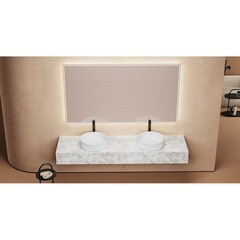 Раковина Abber Bequem 42 см накладная белая (AC2114) - фото 5