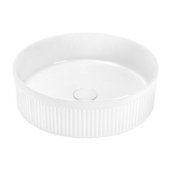 Раковина Abber Bequem 42 см накладная белая (AC2114) - фото 1