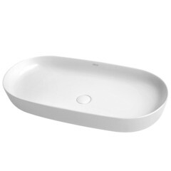 Раковина Abber Bequem 80 см накладная белая (AC2110) - фото 1