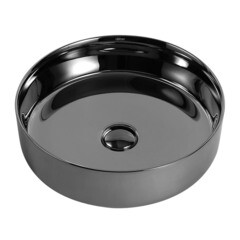 Изображение товара Раковина Abber Bequem 40 см накладная серебро (AC2109GS)