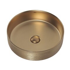 Раковина Abber Bequem 40 см накладная золото матовое (AC2109BGM) - фото 3