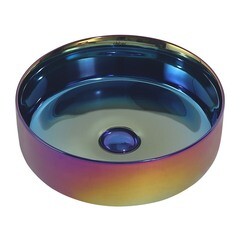 Раковина Abber Bequem 36 см накладная хамелеон (AC2108Regen) - фото 1