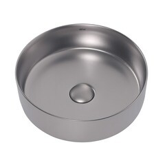 Раковина Abber Bequem 36 см накладная серебро матовое (AC2108MS) - фото 3