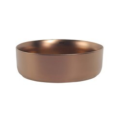 Раковина Abber Bequem 36 см накладная розовое золото матовое (AC2108MRG) - фото 3