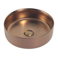 Раковина Abber Bequem 36 см накладная розовое золото матовое (AC2108MRG) - фото 1