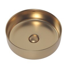 Раковина Abber Bequem 36 см накладная золото матовое (AC2108MMG) - фото 3