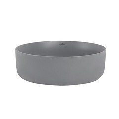 Раковина Abber Bequem 36 см накладная серая матовая (AC2108MG) - фото 4