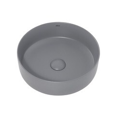 Раковина Abber Bequem 36 см накладная серая матовая (AC2108MG) - фото 3