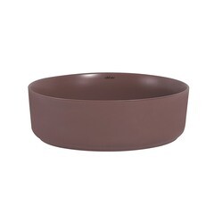 Раковина Abber Bequem 36 см накладная коричневая матовая (AC2108MC) - фото 4