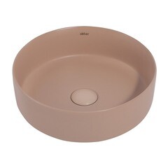 Раковина Abber Bequem 36 см накладная бежевая матовая (AC2108MBB) - фото 1