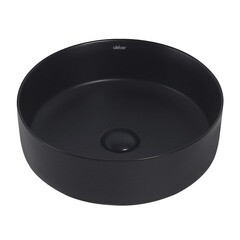 Изображение товара Раковина Abber Bequem 36 см накладная черная матовая (AC2108MB)