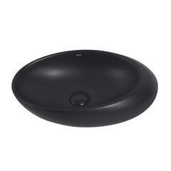 Раковина Abber Bequem 49 см накладная черная матовая (AC2107MB) - фото 3