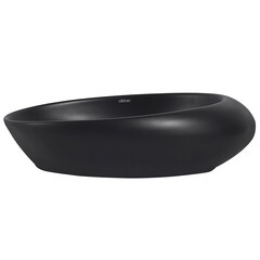 Изображение товара Раковина Abber Bequem 49 см накладная черная матовая (AC2107MB)