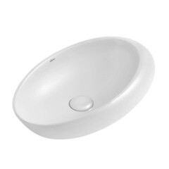 Раковина Abber Bequem 49 см накладная белая (AC2107) - фото 4