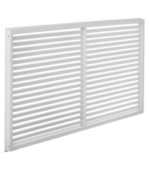 Решетка вентиляционная ПВХ Era ПР 600х1200 мм белая - фото 4