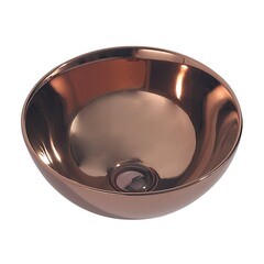 Раковина Abber Bequem 32 см накладная розовое золото (AC2106RG) - фото 3