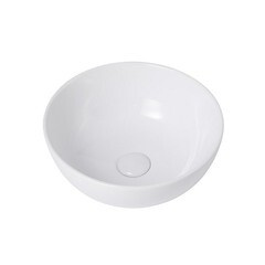 Раковина Abber Bequem 36 см накладная белая (AC2105) - фото 1