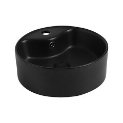 Изображение товара Раковина Abber Bequem 41 см накладная черная матовая (AC2104MB)