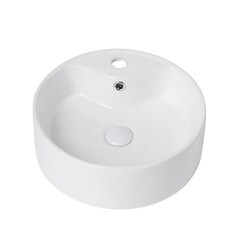 Раковина Abber Bequem 41 см накладная белая (AC2104) - фото 2