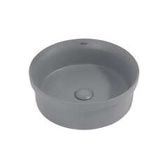 Раковина Abber Bequem 40 см накладная серая матовая (AC2103MG) - фото 1