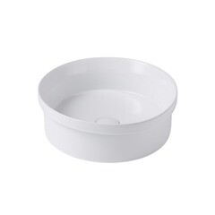 Раковина Abber Bequem 40 см накладная белая (AC2103) - фото 1