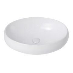 Раковина Abber Bequem 60 см накладная белая (AC2102) - фото 3