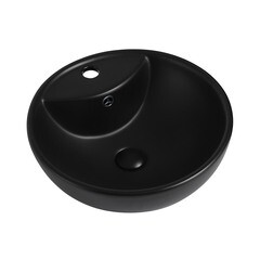 Раковина Abber Bequem 46 см накладная черная матовая (AC2101MB) - фото 4