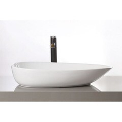 Раковина Abber Bequem 59 см накладная белая (AC2117) - фото 4