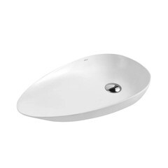 Раковина Abber Bequem 59 см накладная белая (AC2117) - фото 1