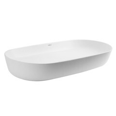 Раковина Abber Bequem 80 см накладная белая матовая (AC2110MW) - фото 4