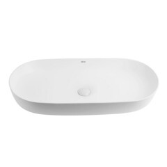 Раковина Abber Bequem 80 см накладная белая матовая (AC2110MW) - фото 3