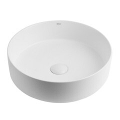 Раковина Abber Bequem 40 см накладная белая матовая (AC2109MW) - фото 3