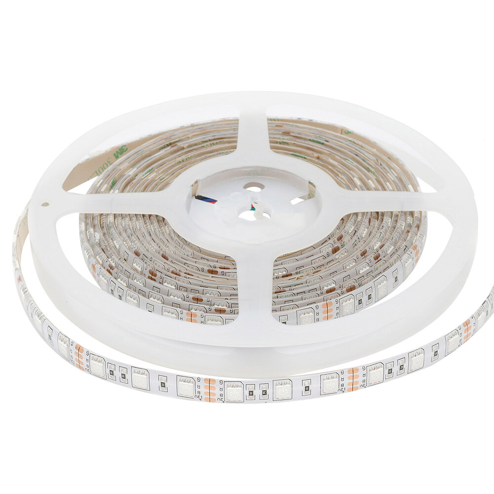 Изображение товара Лента светодиодная SMD 5050 RGB 12 В 5 м Apeyron IP65