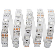 Лента светодиодная SMD 5050 RGB свет 12 В 14,4 Вт/м 5 м IP65 Apeyron (000012) - фото 8