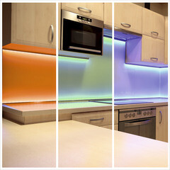 Лента светодиодная SMD 5050 RGB свет 12 В 14,4 Вт/м 5 м IP65 Apeyron (000012) - фото 7