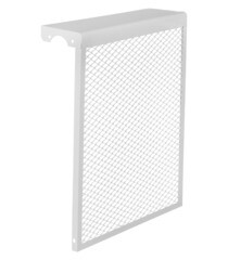 Экран декоративный металлический Evecs ДМЭР 610х490 мм белый 5-ти секционный - фото 3