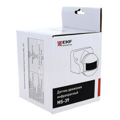 Датчик движения EKF PROxima MS-39 IP44 230 В 180 градусов до 12 м (dd-ms-39) - фото 3