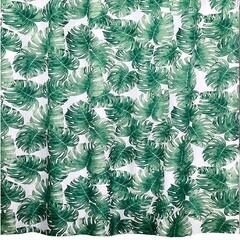 Штора для ванны Zalel 1800х2000 мм полиэстер зеленая (ZL-11) - фото 1