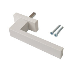 Ручка оконная белая металл Internika Dublin - фото 2