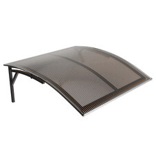 Козырек Практичный 1000х1200 мм бронзовый сотовый