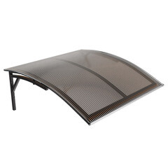 Изображение товара Козырек Практичный 1000х1200 мм бронзовый сотовый